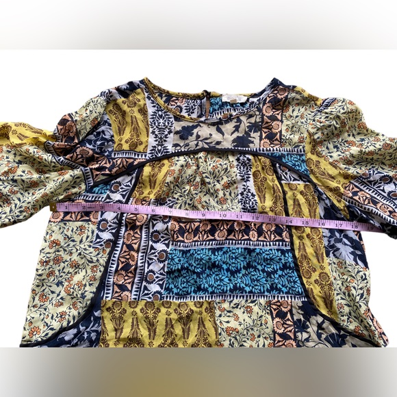 Weston Paisley Patchwork Crop Top Bohemian Womens XS - Picture 4 of 5